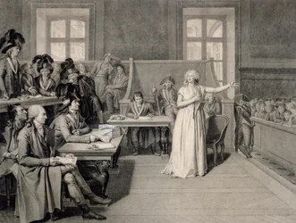 Marie-Antoinette Judged by the Revolutionary Tribunal Court