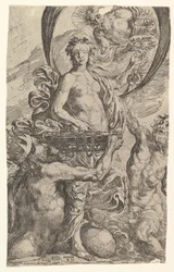 Jupiter, Pluto and Neptune Offering Their Riches to Fortune