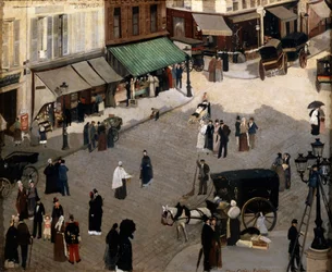 The Place Pigalle in Paris, 1880s