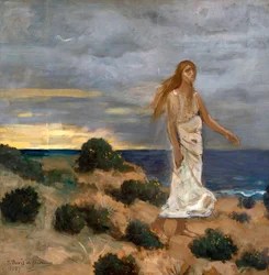 Woman on the Beach, 1887