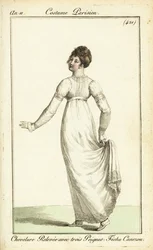 Woman dancing at a ball, Paris