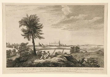 A South East View of the City of New York, in North America