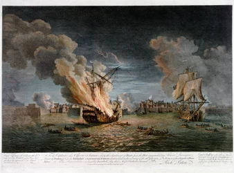 To the Captains, Officers, and Sailors Who Served in the Detachment of Ships in the Fleet, Who Set Fire to the French Ships the 