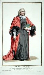 Jean Doujat from Recuil des Estampes, representing the Ranks and Dignities, following the Costume of all existing Nations, published 1780