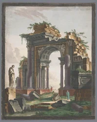 View of the Ruin of a Triumphal Arch