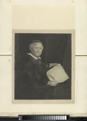 Portrait of Writing Master Lieven Willemsz. van Coppenol: Large Plate
