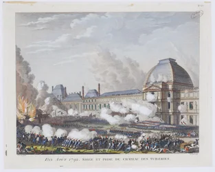 The Storming of the Tuileries Palace on 10 August 1792