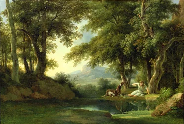 Narcissus Admiring His Reflection