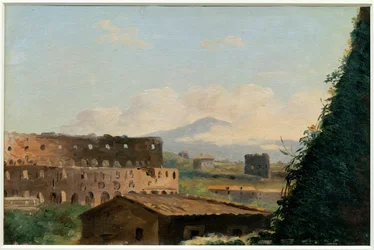 View of the Colosseum in Rome