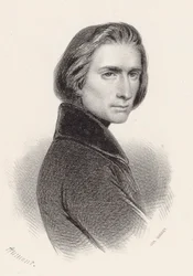 Portrait of the Composer Franz Liszt