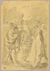 Madonna and Child with Three Saints
