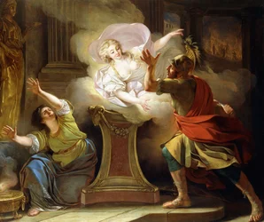 Aeneas Pursuing Helen in the Temple of Vesta