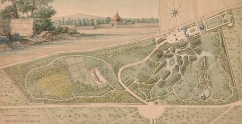 Plan for the Garden of the Château de Bagatelle, 1817