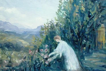 Woman in a Garden