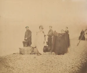La Comtesse with Group on a Rocky Beach