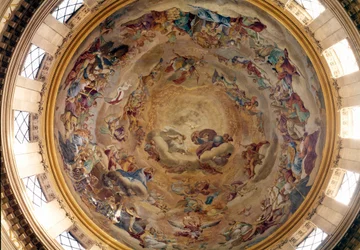 Cupola of the Church of Val de Grace painted by Pierre Mignard (1612-1695)