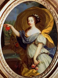 Portrait of Duchess de la Valliere as Flora