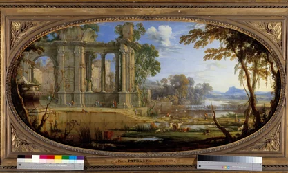 Landscape Composed with Ancient Ruins