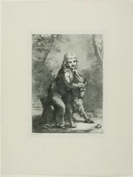 Boy with a Dog