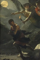 Detail: Justice and Divine Vengeance Pursuing Crime