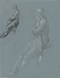 Two studies of Rutger Jan Schimmelpenninck and a sketch of his wife