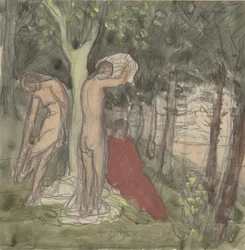Bathers, 19th century