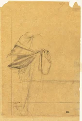 Drapery Study, Second Half 1800s