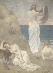 Young Girls by the Seaside, 1887