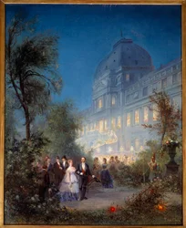 Night party at the Tuileries on June 10