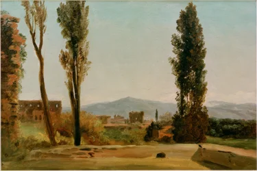 In the Farnese Gardens: The Three Poplars and the Monte