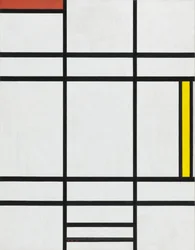 Composition in White, Red, and Yellow, 1936
