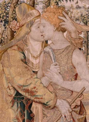 Vertumnus and Pomona: Vertumnus Kisses Pomona