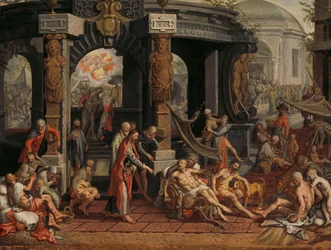 The Healing of the Paralytic, Pool of Bethesda