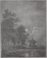 Garden by Moonlight