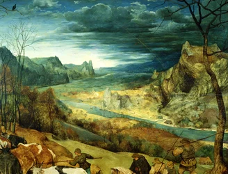 The Return of the Herd Autumn (detail)