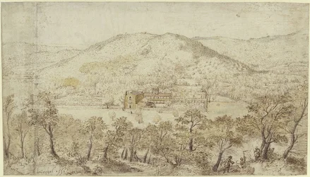 Southern Hilly Landscape with Convent Buildings