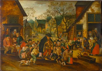 The Blind Hurdy-Gurdy Player, c. 1610