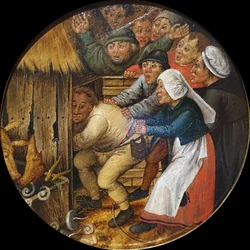 The Drunkard Pushed into the Pigsty