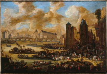 The Pont-Neuf, the Cité, the Tower and the Gate of Nesle, circa 1650
