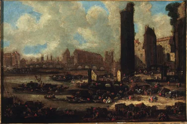 Pont-Neuf, the Cité, the Tower and the Gate of Nesle, circa 1650