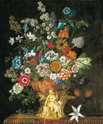 November, from The Twelve Months of Flowers, a floral calendar of still lifes
