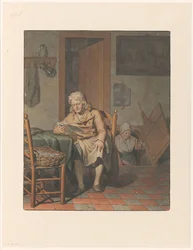 Interior with Reading Man