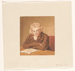 Portrait of Lourens van Schaick, Seated Reading at a Table