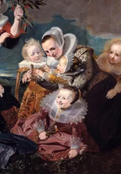 Portrait of Paulus Van Beresteyn with His Family (detail)