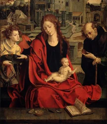The Holy Family with an Angel