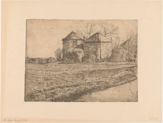 Farm with Two Hay Barns