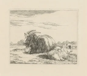 Lying Goat and Kid