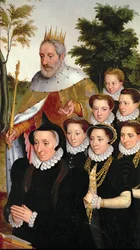 Altar of the Adoration of the shepherds: Louis IX