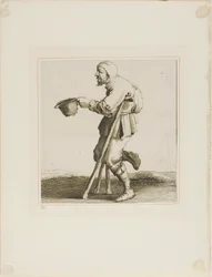 Lame Beggar Asking for Alms, from It