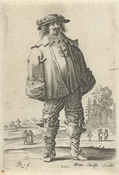 Man in Fashionable Clothing